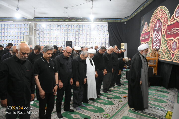 عزاداری ظهر روز شهادت امام رضا(ع) در بخش سنگر