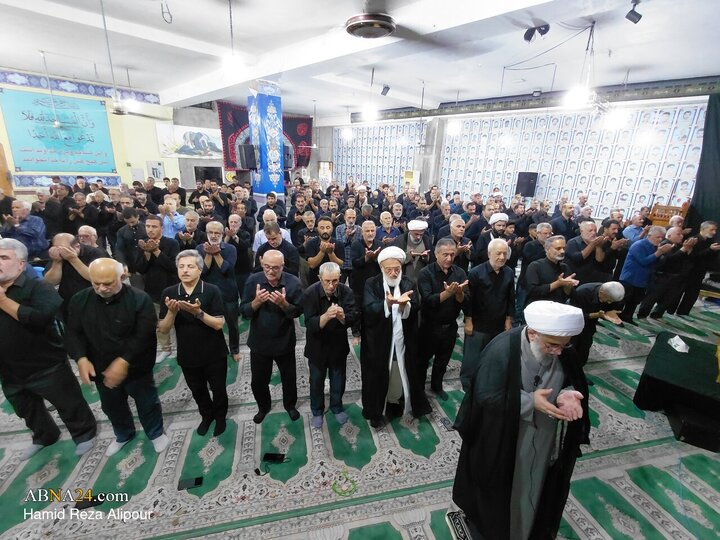 عزاداری ظهر روز شهادت امام رضا(ع) در بخش سنگر