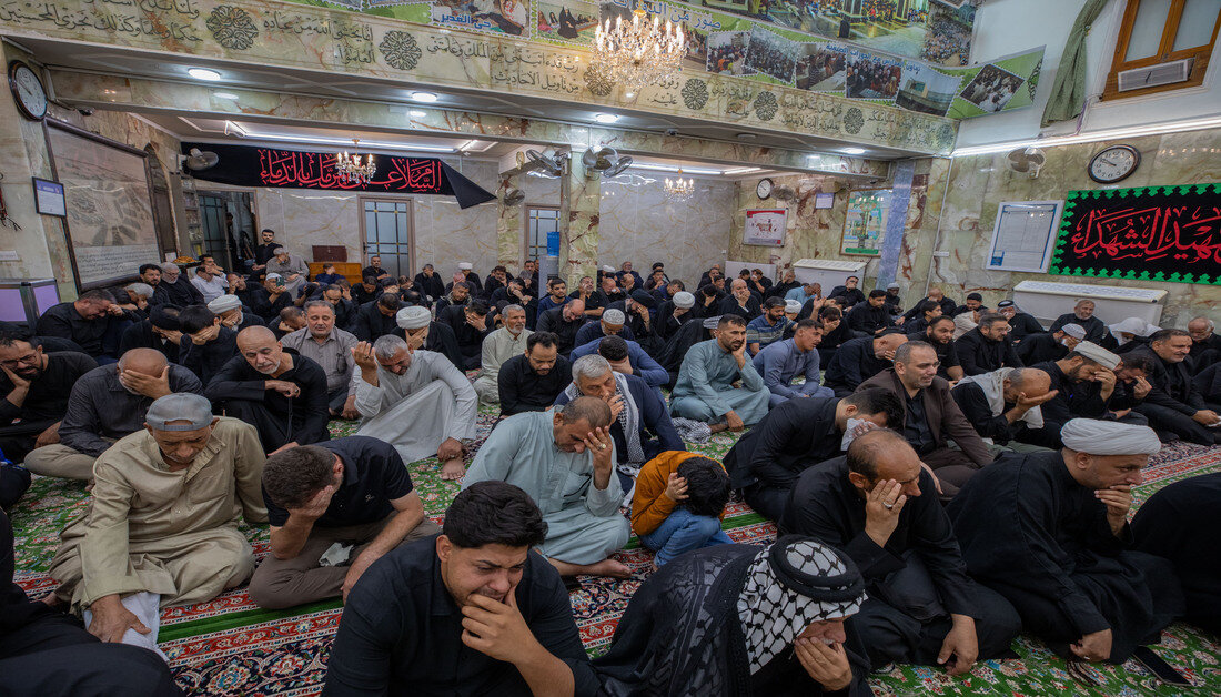 تقرير مصور/ العتبة الحسينية تقيم مجلس عزاء بذكرى وفاة النبي(ص)