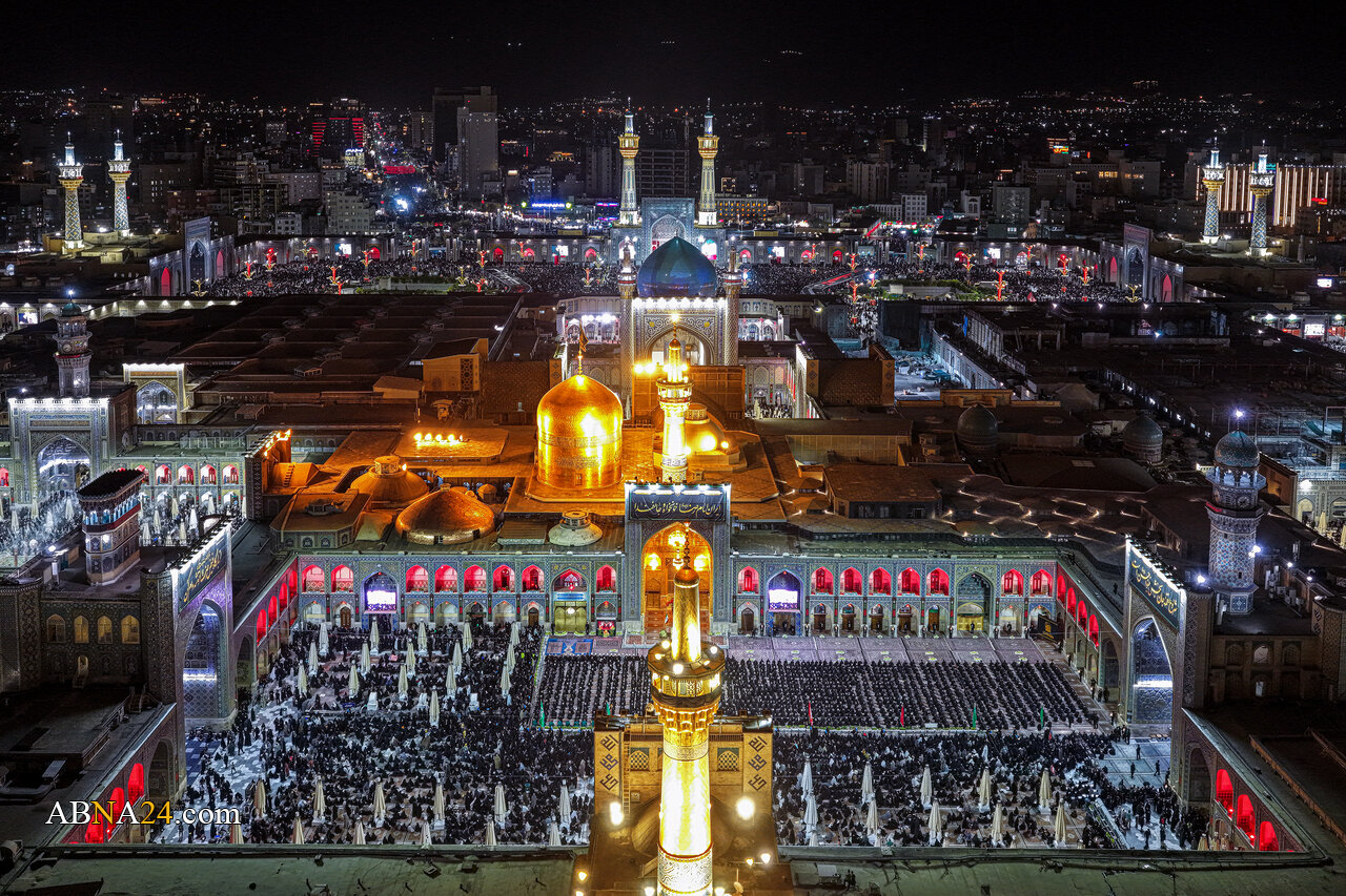 مراسم شام غریبان شهادت امام رضا(ع) در حرم مطهر رضوی