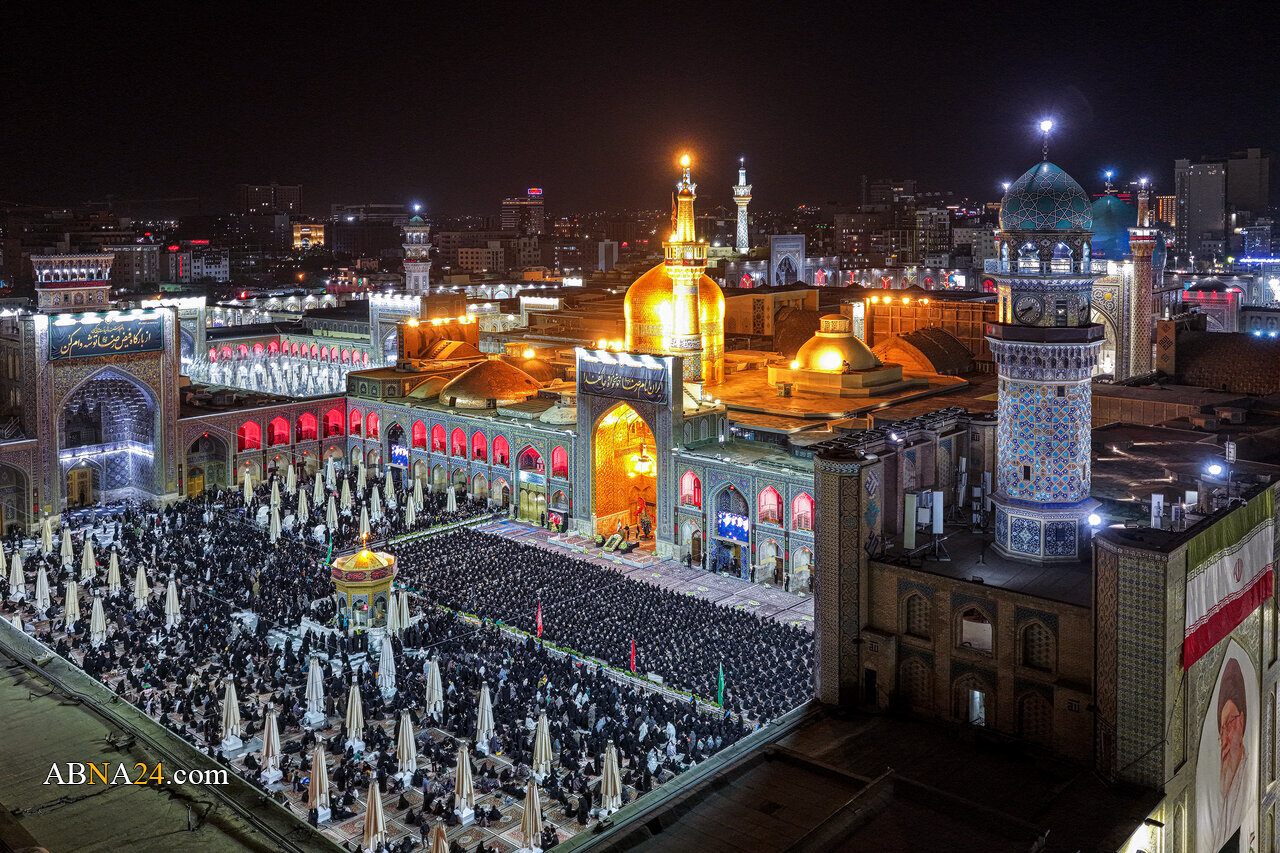 Informe fotográfico | Ceremonia de Sham-e Gharibán por el martirio del Imam Alí ibn Musa ar-Rida (PB) en el Sagrado Santuario Razaví