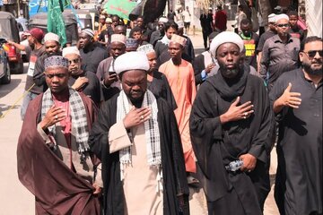 کینیا کے شہر نیروبی میں اربعین کی مناسبت جلوس عزا بر آمد