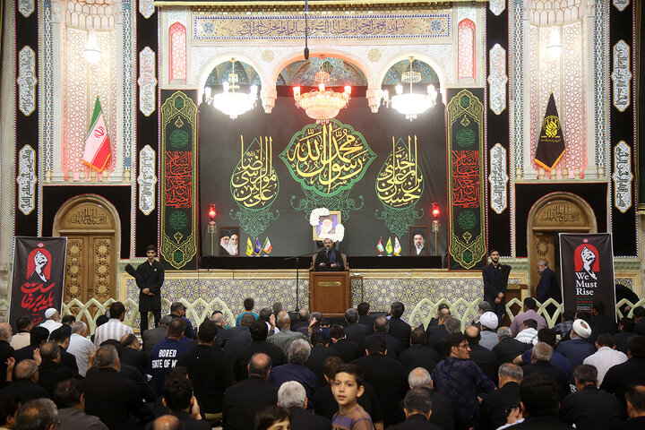 Photos: Imam Reza mourning ceremony held at Hazrat Masoumeh holy shrine in Qom