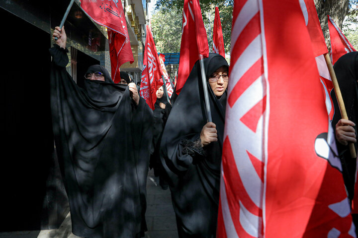 Photos: Noughan Women's Historic Mourning Ceremony on Anniversary of Eighth Imam's Martyrdom