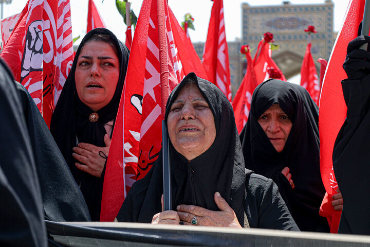 Photos: Noughan Women's Historic Mourning Ceremony on Anniversary of Eighth Imam's Martyrdom