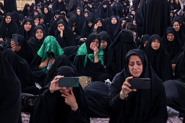 Photos: Noughan Women's Historic Mourning Ceremony on Anniversary of Eighth Imam's Martyrdom