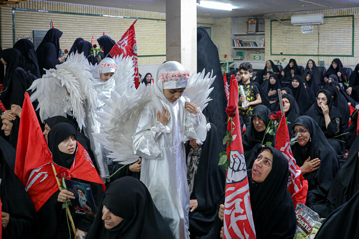 Photos: Noughan Women's Historic Mourning Ceremony on Anniversary of Eighth Imam's Martyrdom