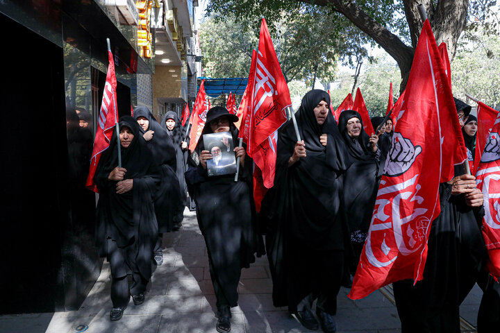 Photos: Noughan Women's Historic Mourning Ceremony on Anniversary of Eighth Imam's Martyrdom