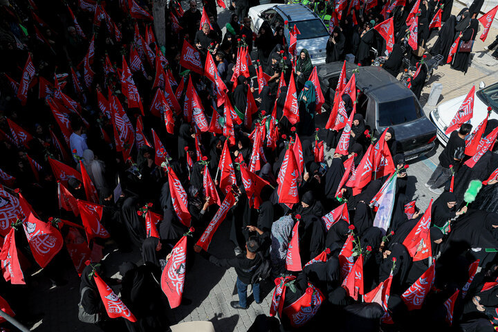 Photos: Noughan Women's Historic Mourning Ceremony on Anniversary of Eighth Imam's Martyrdom