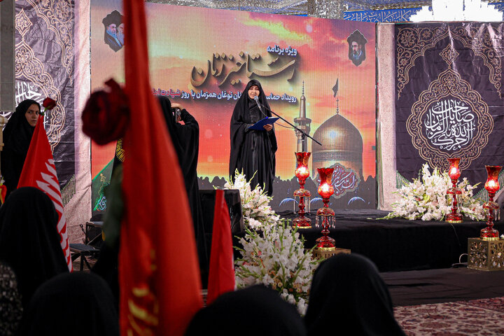 Photos: Noughan Women's Historic Mourning Ceremony on Anniversary of Eighth Imam's Martyrdom