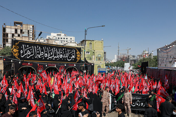 Photos: Noughan Women's Historic Mourning Ceremony on Anniversary of Eighth Imam's Martyrdom