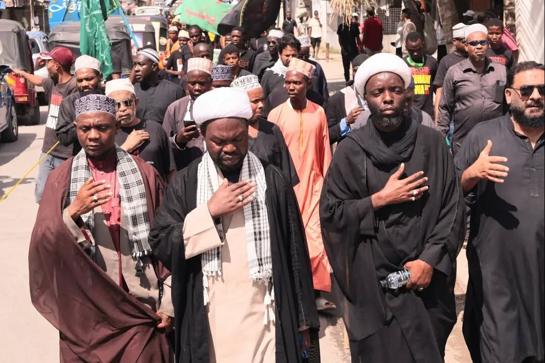 کینیا کے شہر نیروبی میں اربعین کی مناسبت جلوس عزا بر آمد