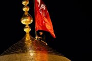 Photos: Flags replaced at Imam Hussain, Hazrat Abbas shrines for Rabi al-Awwal