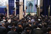 Photos: Memorial ceremony for martyred leader held at Ayatollah Mojtahedi Seminary in Tehran