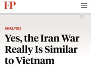 Foreign Policy: Oo, ang Digmaan sa Iran ay Talagang Katulad ng Vietnam