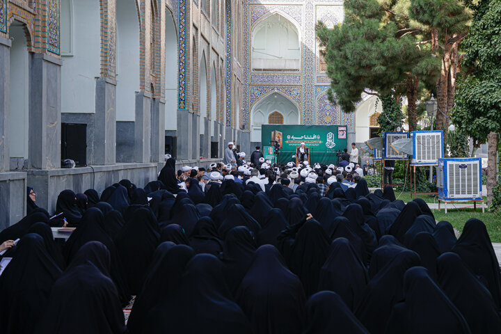 Photos: Fourth scientific i'tikaf for seminary students opens at Imam Reza shrine