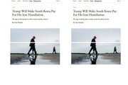 The Atlantic: Trump awalipisha Korea Kusini gharama ya kushindwa kwake dhidi ya Iran