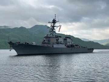 US destroyer sa South China Sea, tumigil sa operasyon