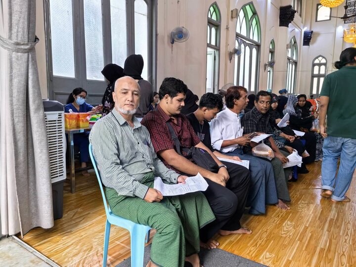 ရန်ကုန်မြို့မဂိုရှီအဟ်ဂျာမေအ်ဗလီအာရှူရာနေ့ အထိမ်းအမှတ်အဖြစ် IHBDC ၏ ဦးဆောင်မှုဖြင့် ၁၇ ကြိမ်မြောက် အေမာမ် ဟိုစိုင်းန် (အ.စ) အမည်နာမတော်ဖြင့် စုပေါင်းသွေးလှူဒါန်းပွဲ ကျင်းပ။ ။ Photos