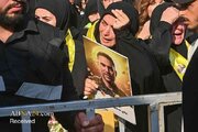 Foto / Beyrut’ta Hizbullah’ın Rıdvan Birliği Komutanı ve Ailesinin Cenaze Töreni