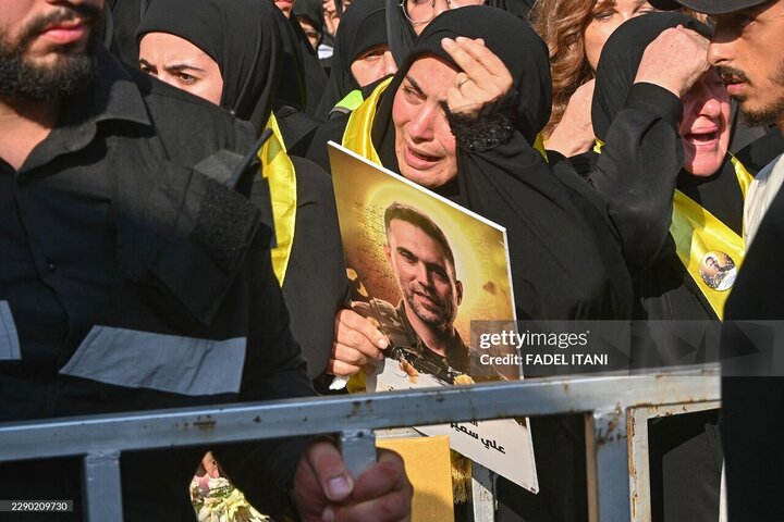 Photos: Funeral ceremony of Hezbollah's Radwan Unit commander and his family members