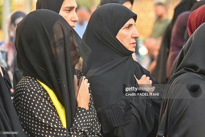 Photos: Funeral ceremony of Hezbollah's Radwan Unit commander and his family members
