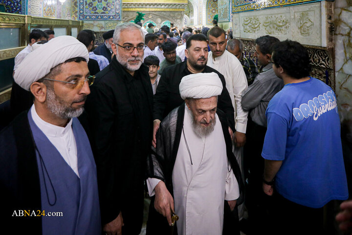 Foto / Ayetullah Sübhani’nin İmam Rıza Türbesi Ziyareti