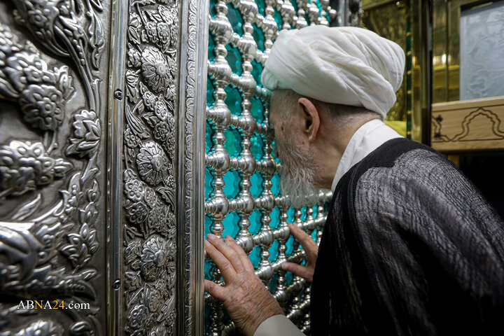 Foto / Ayetullah Sübhani’nin İmam Rıza Türbesi Ziyareti