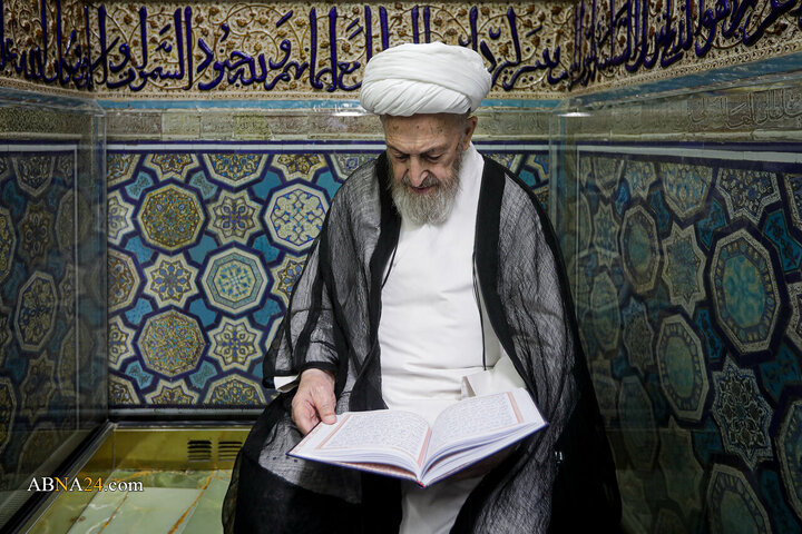 Foto / Ayetullah Sübhani’nin İmam Rıza Türbesi Ziyareti