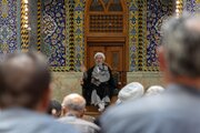 تقرير مصور/ إقامة محاضرة توعوية في صحن مرقد أبي الفضل العباس (عليه السلام)