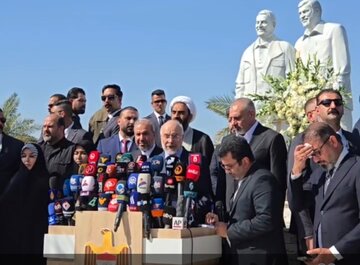 قاليباف من بغداد: أمريكا اغتالت البطلين في محور المقاومة اللذين أنقذا المنطقة من داعش