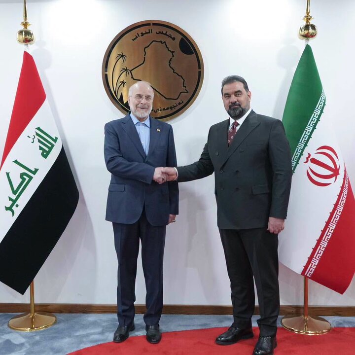 تقرير مصور/ رئيس مجلس النواب العراقي يستقبل نظيره في بغداد