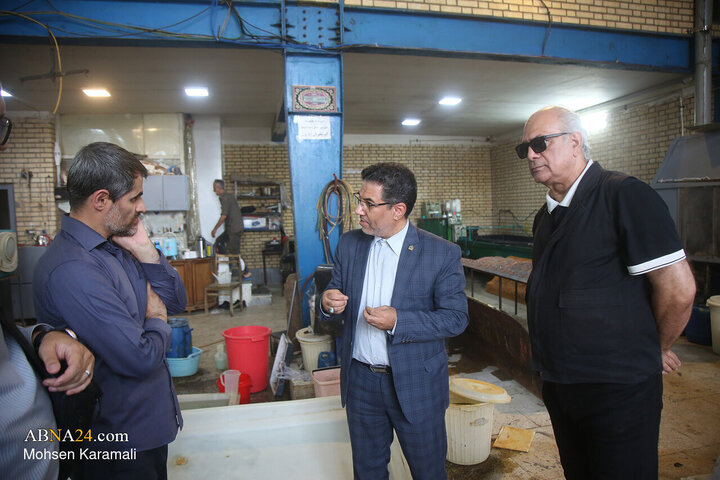 تقرير مصور/ وكالة "أبنا" تتفقد ورشة عمل لبناء ضريح جديد لحضرة عبد العظيم الحسني في مدينة قم