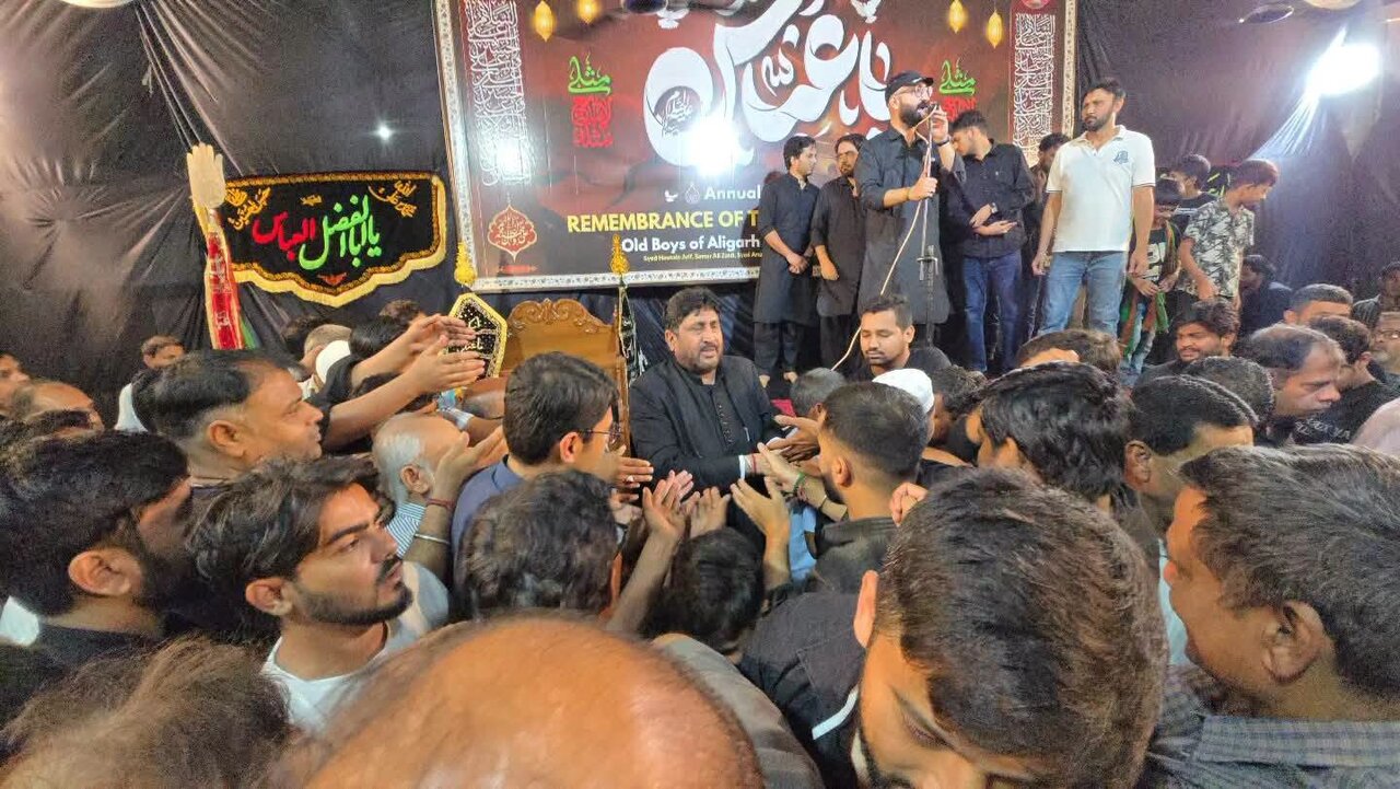 Photos: Mourning Ceremony in Memory of Imam Hussain (A.S) Held at AMU’s Prayer Hall