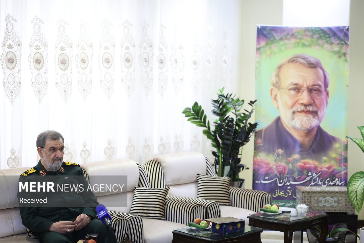 အီရန် အမျိုးသားလုံခြုံရေးကောင်စီ အတွင်းရေးမှူး က အာဇာနည် အလီ လာရီဂျာနီ၏ မိသားစုဝင်များနှင့် တွေ့ဆုံ ။ ။ Photos