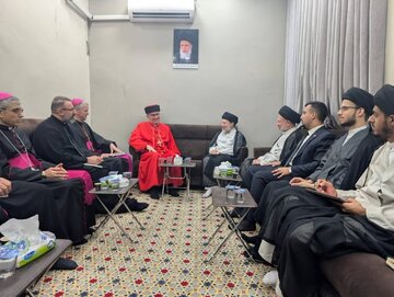 استقبل سماحة السيد رياض الحكيم البطريرك مار بولس الثالث نونا