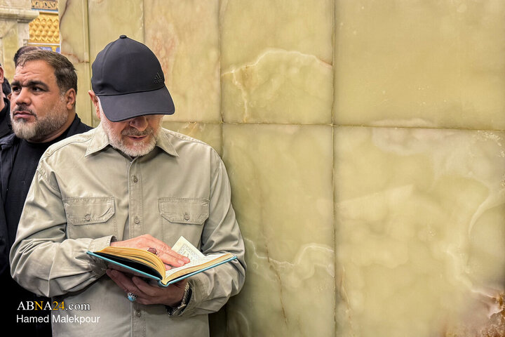 تشرف دکتر قالیباف به زیارت حرم امام موسی کاظم(ع) و امام جواد(ع) در کاظمین