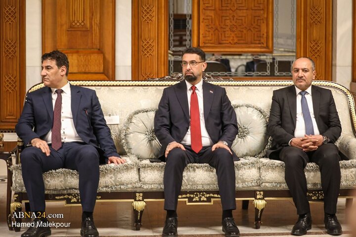 دیدار محمدباقر قالیباف با رئیس جمهور عراق
