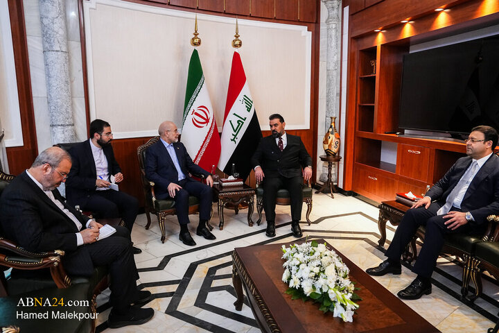 Foto / İran ve Irak Meclis Başkanları Bağdat'ta Bir Araya Geldi