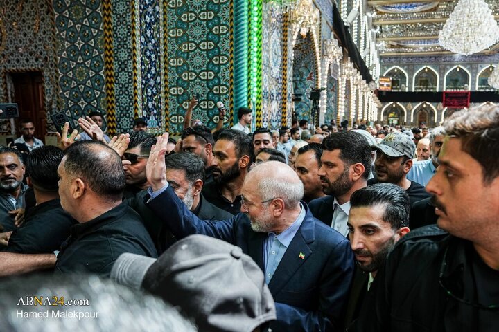 تشرف محمدباقر قالیباف به زیارت حرم حضرت ابالفضل العباس(ع)