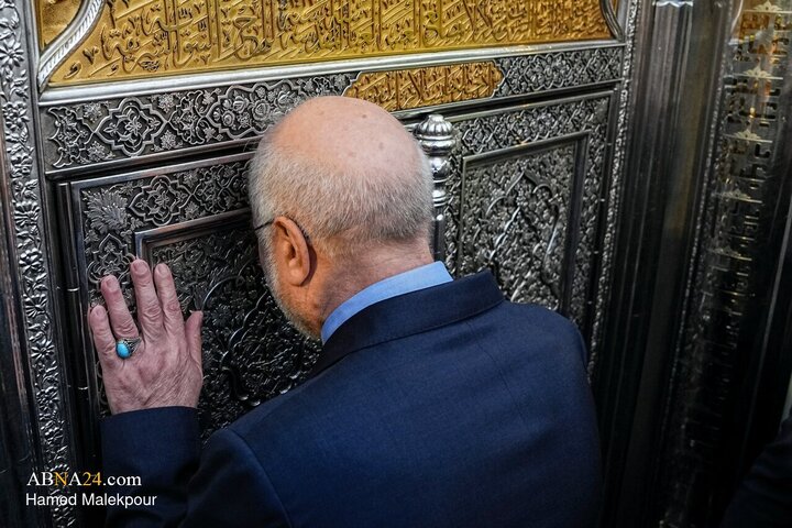 تشرف محمدباقر قالیباف به زیارت حرم حضرت ابالفضل العباس(ع)