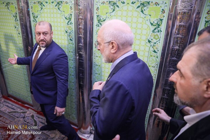 تشرف محمدباقر قالیباف به زیارت حرم حضرت ابالفضل العباس(ع)