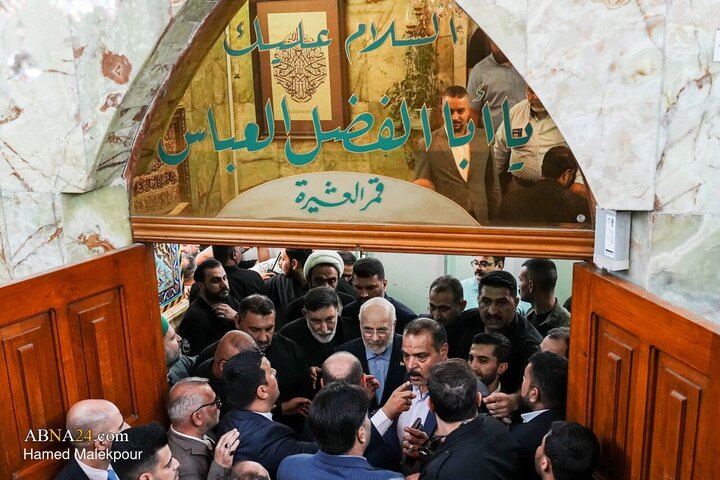 تشرف محمدباقر قالیباف به زیارت حرم حضرت ابالفضل العباس(ع)