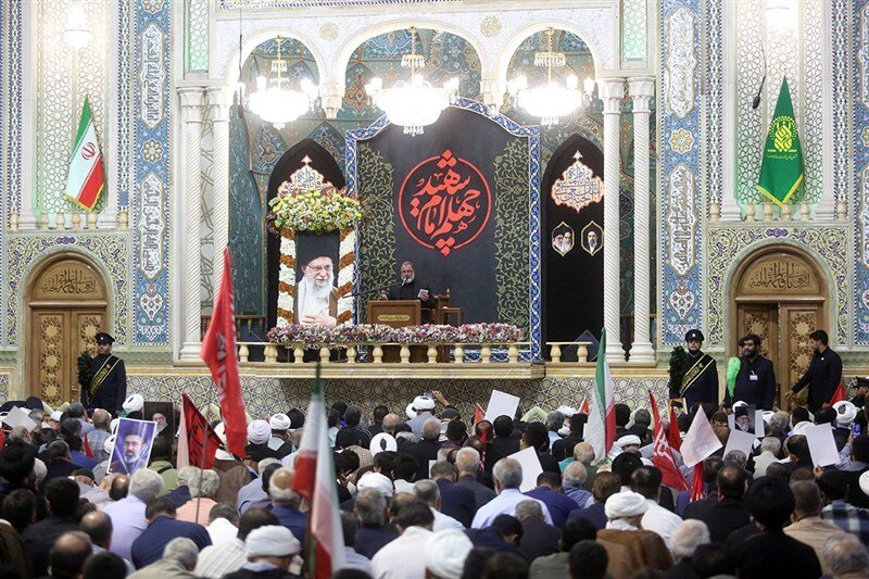 Galeri Foto: Majelis Duka Hari ke-40 Pasca Pemakaman Ayatullah Khamenei di Qom