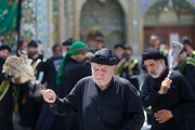 Foto Xəbər \ Həzrət Məsumənin (s) hərəmində İmam Həsən Əskərinin (əleyhi səlam) şəhadəti münasibətilə matəm mərasimi