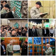 Qalibaf Atembelea Haram Tukufu za Imam Musa al-Kadhim na Imam al-Jawad mjini Kadhimayn