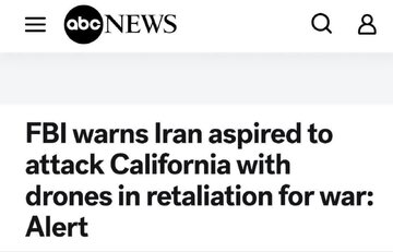 ABC News: FBI nagbabala sa posibleng drone attack ng Iran sa California.