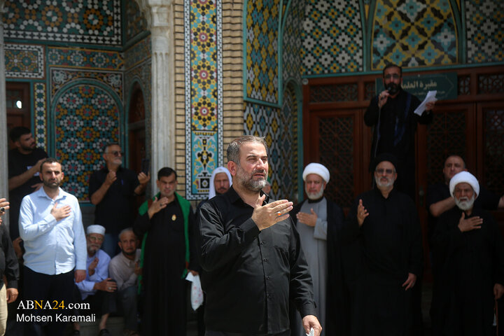 مراسم عزاداری شهادت امام حسن عسکری(ع) در حرم حضرت معصومه(س)