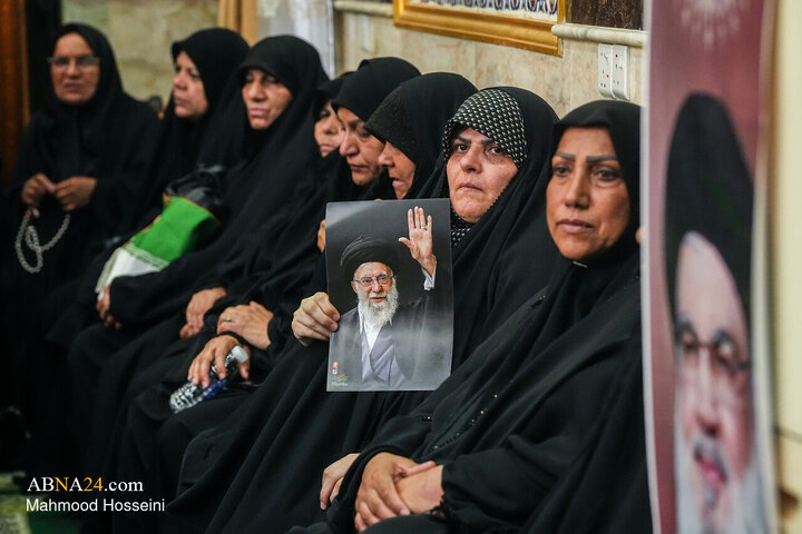 مراسم چهلمین روز تدفین آقای شهید ایران با حضور محمدباقر قالیباف - کربلای معلی