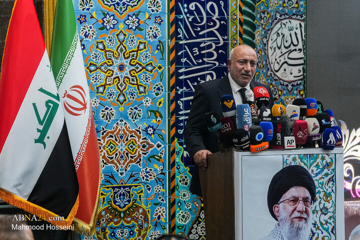 مراسم چهلمین روز تدفین آقای شهید ایران با حضور محمدباقر قالیباف - کربلای معلی